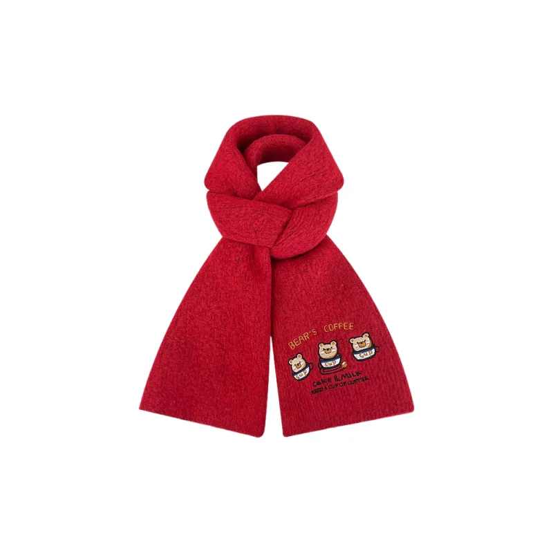 SLEEPYWALK Acrylic Knit Scarves Women's-5