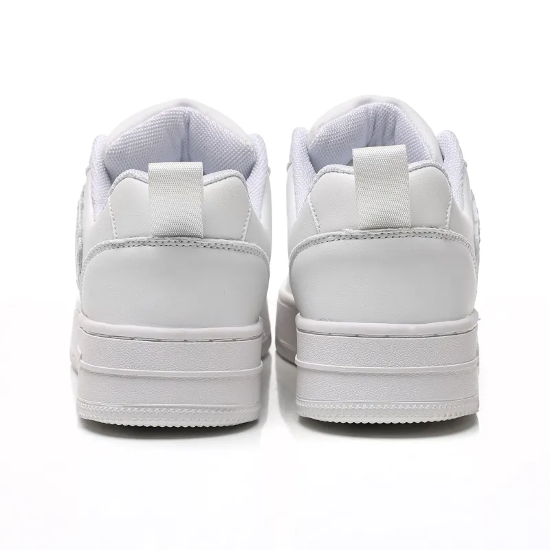 DEFINEX Skateboard Shoes Unisex Low Top White/Beige/Black-5