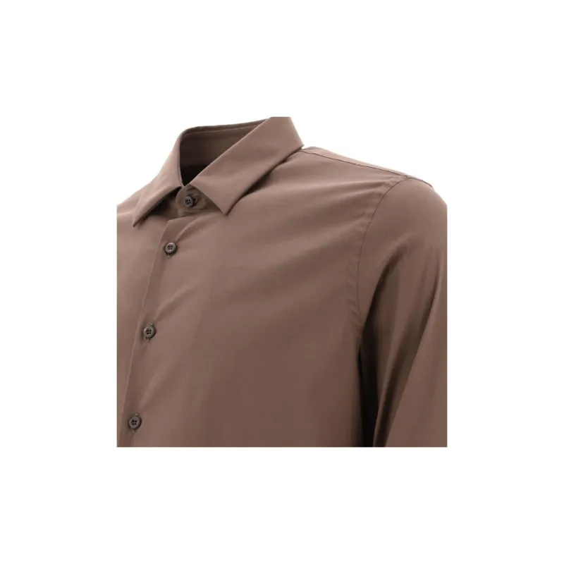 PRADA Shirts Men Brown-3