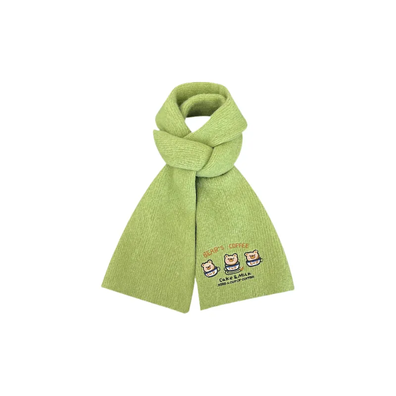 SLEEPYWALK Acrylic Knit Scarves Women's-4