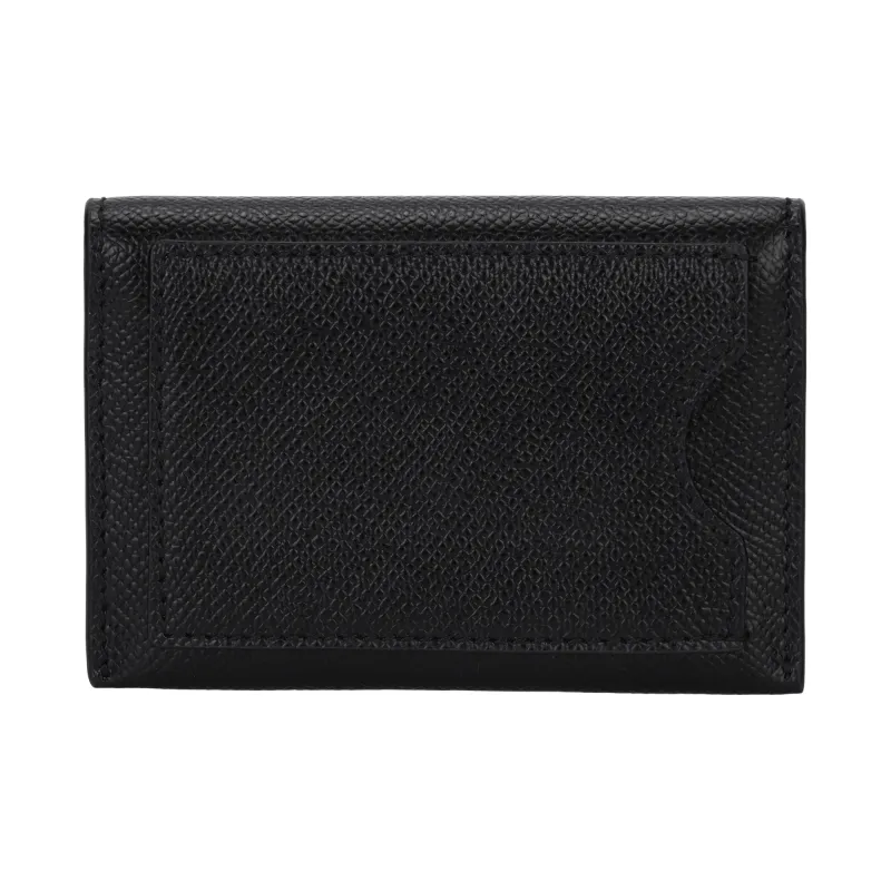 FERRAGAMO Leather Wallet Women's Black-5