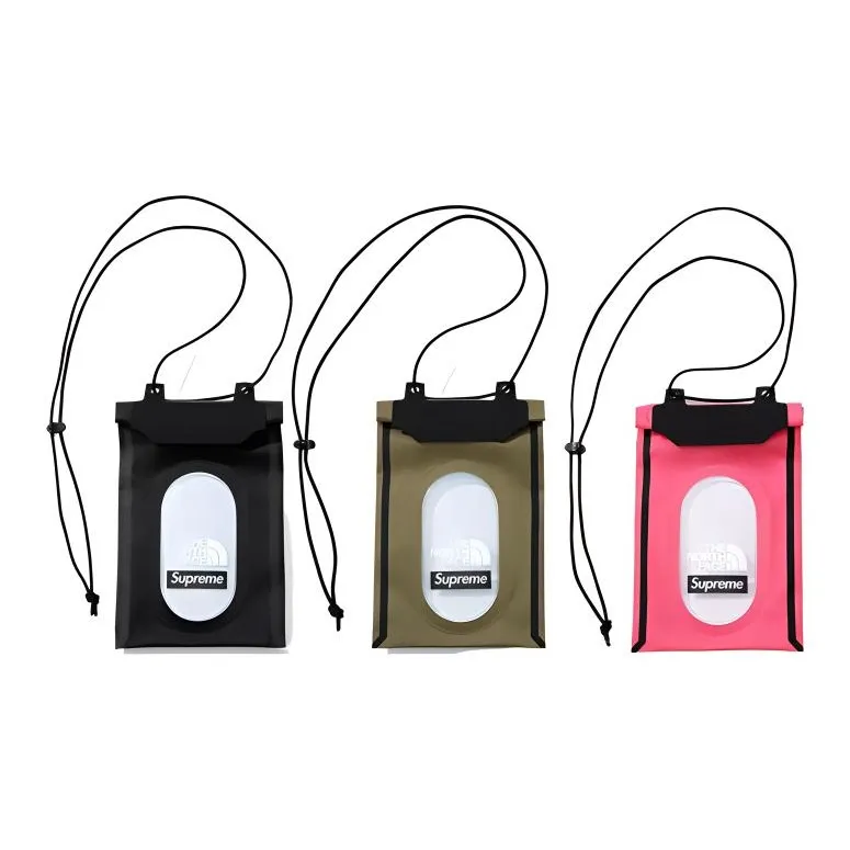 Supreme The North Face Collaboration Supreme SS21 PVC Card Holder Regular Unisex Black Army Green Rose Red-2
