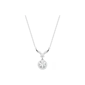 VXSAX S925 Silver Necklaces Women's