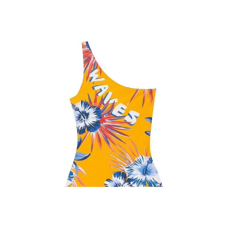 GUCCI SS21 One-piece Swimsuit Women's Yellow-3