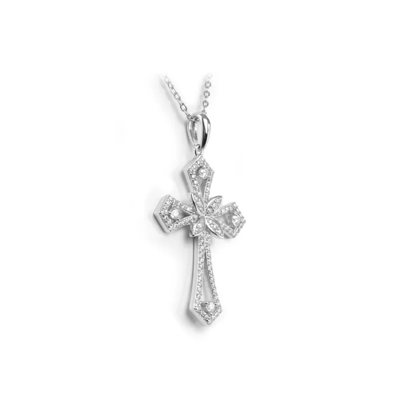 WIC 925 Sterling Silver Moissanite Necklaces Women's-2