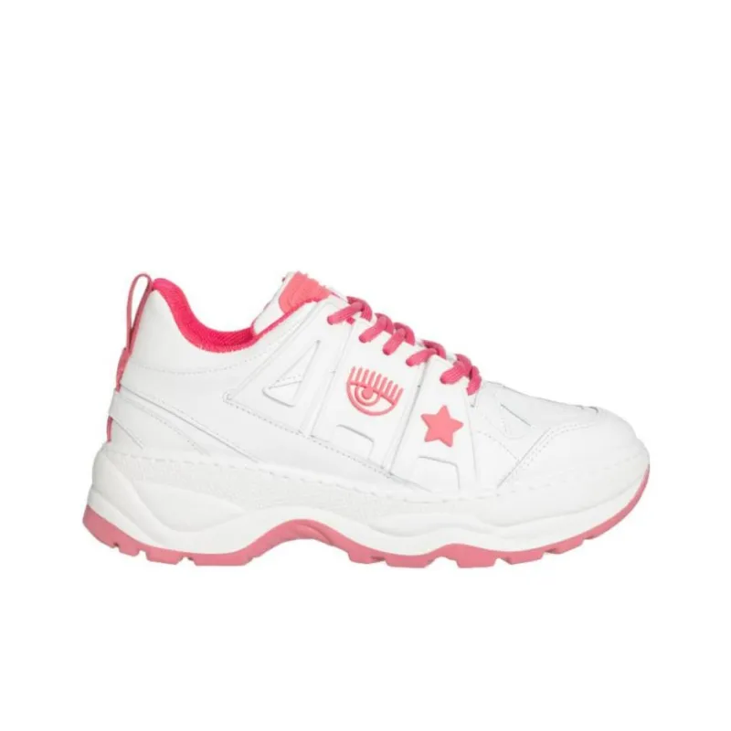 CHIARA FERRAGNI Eyelike Low-Top Casual Shoes Women's White-1
