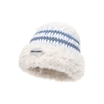 FREE RABBITⅡ Essential Fluffy For Fall And Winter Beanies Unisex