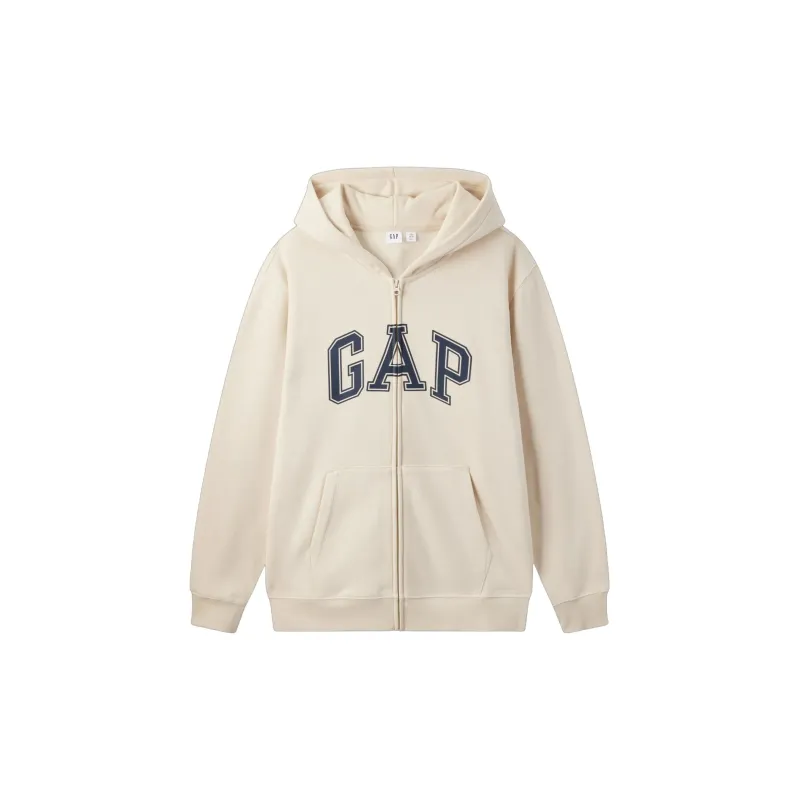 GAP Sweatshirts Men Beige+Necklace-1