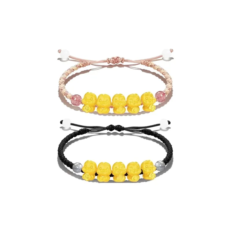QIANCHANG Gold Bracelet Unisex-5