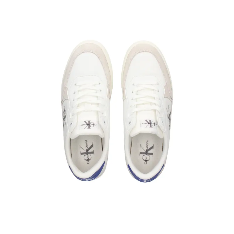 CKJ CALVIN KLEIN JEANS Low Top Skateboard Shoes Men's White-5