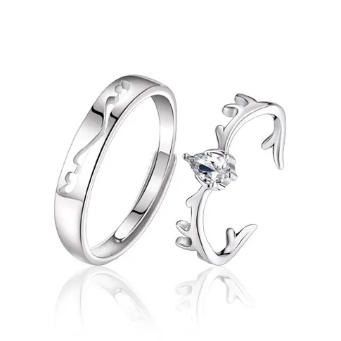 KINGFOCUS S925 Silver Rings Unisex-3
