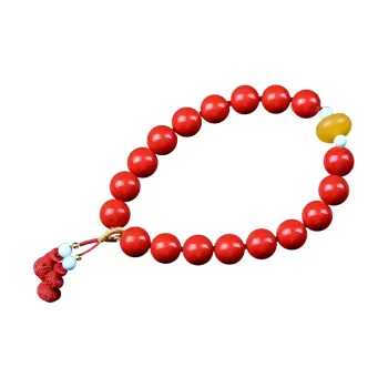 Stone On The Line Cinnabar Bracelets Unisex