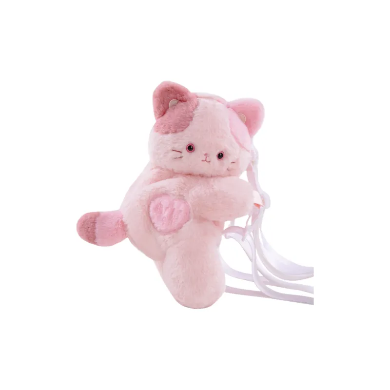 Holding Bamboo Polyester Backpack Tubas Women's Pink-0