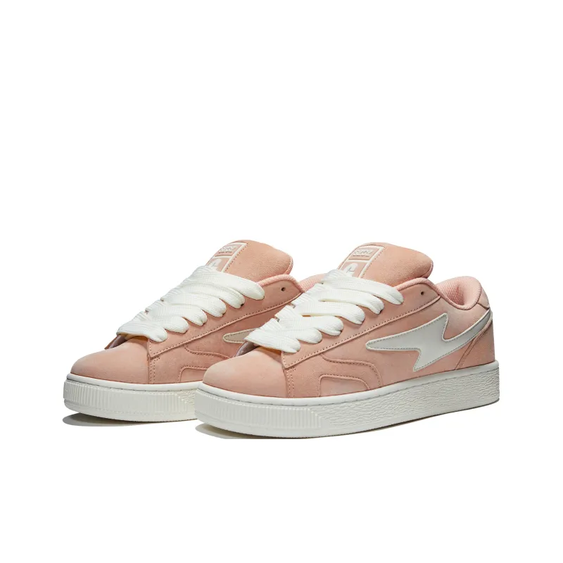 GZOZ Coverage Cushioning Lightweight Low-Top Skateboard Shoes Women's Soft Peach-2