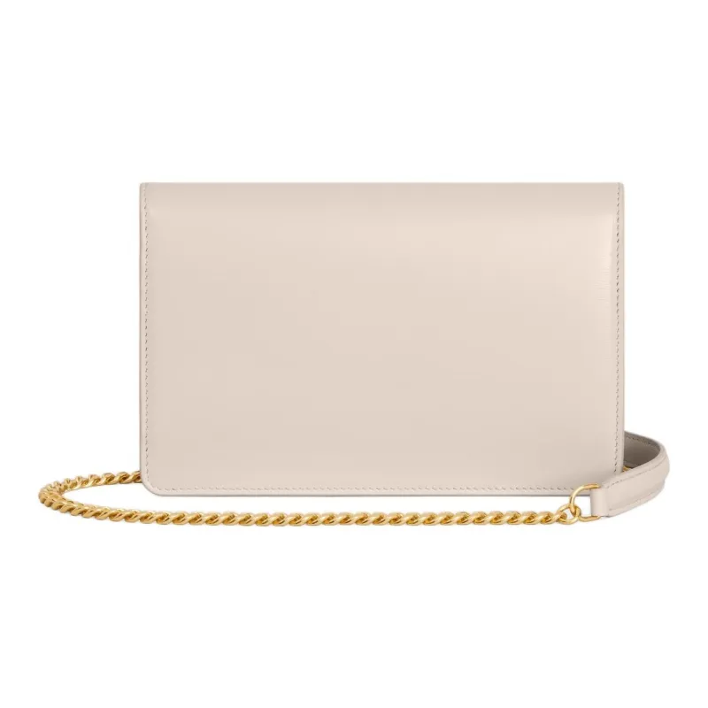 CELINE Margo Calfskin Wallet Women's Light Beige-2
