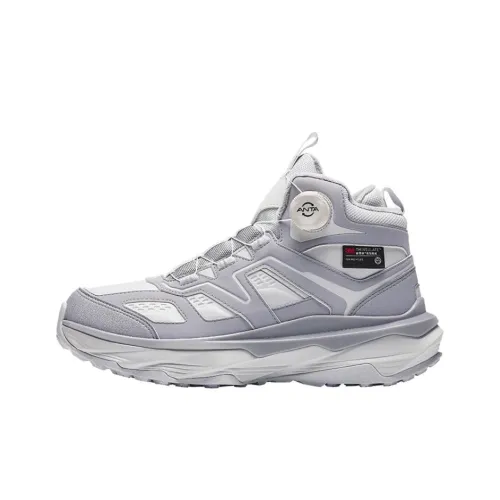 Anta Leap 2nd Generation Balance Warm Height Increasing High Top Casual Shoes Men's Gray