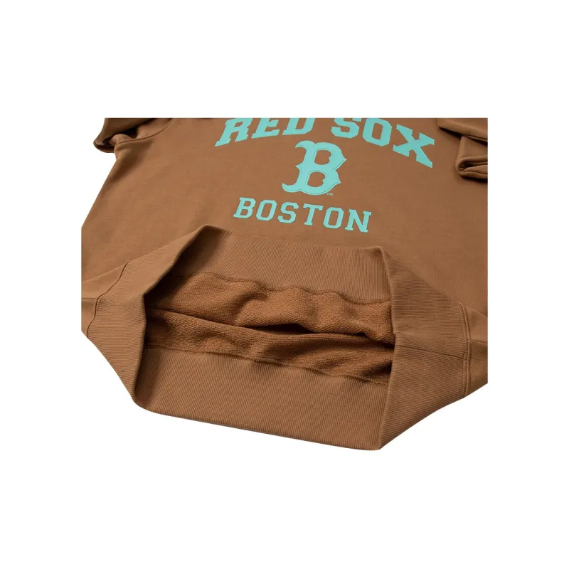 MLB Boston Red Sox Sweatshirt Unisex Dark Beige-4