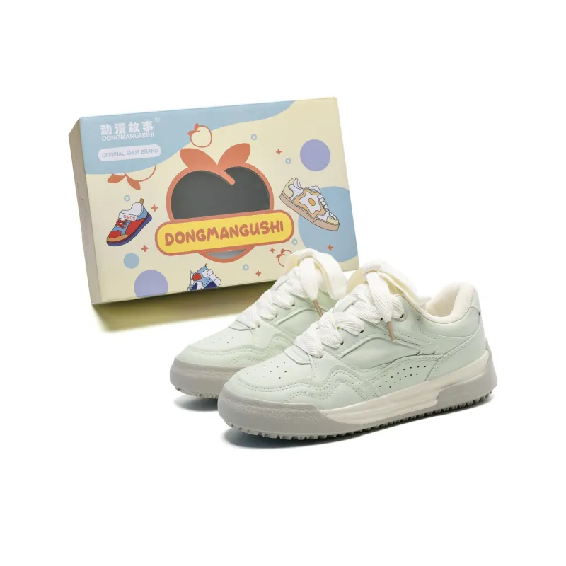 Anime Story Slip Resistant, Abrasion Resistant, Lightweight, Breathable Low Top Skateboard Shoes Women's Box Included-11