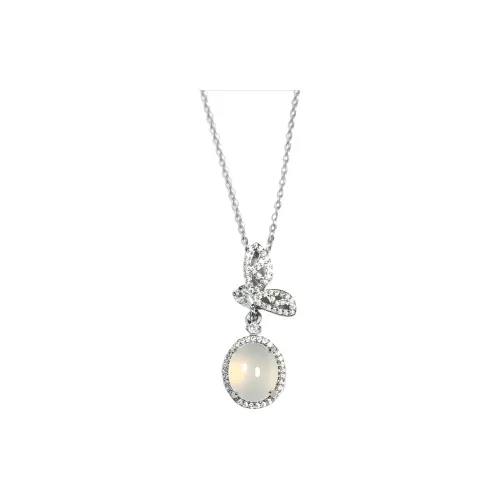 JUNWEN Chalcedony Necklaces Women's