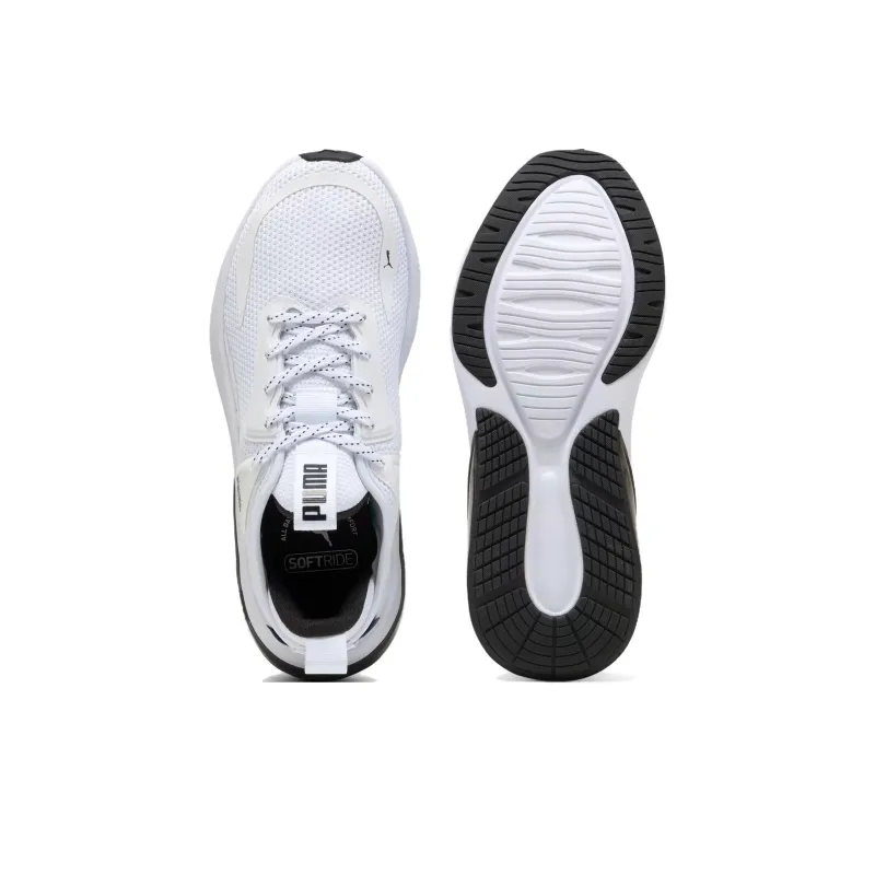 PUMA Cell Thrill Anti Slip Wear Resistant Low Top Running Shoes Men's White Black-3