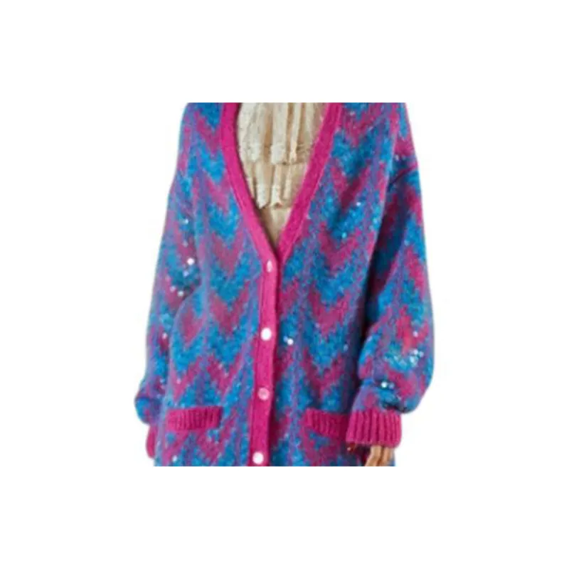 GUCCI Button Up Sequinned Cardigan-5