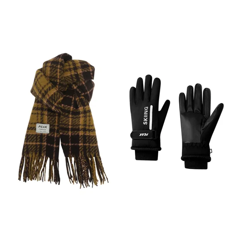 PEAK Knit Scarves Unisex-4