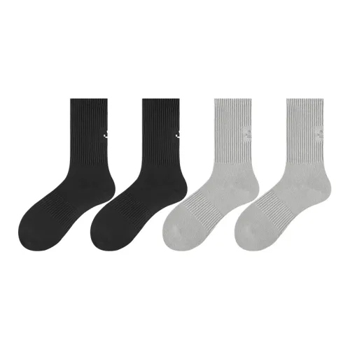 ZEROIN Mid Calf Socks Unisex 4 Pack