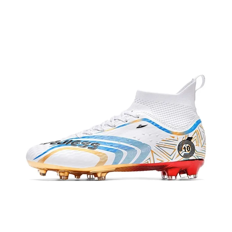 Kuding FG Rubber Long Studs Artificial Ground Natural Ground Coverage Impact Resistant Soccer Shoes Unisex-6