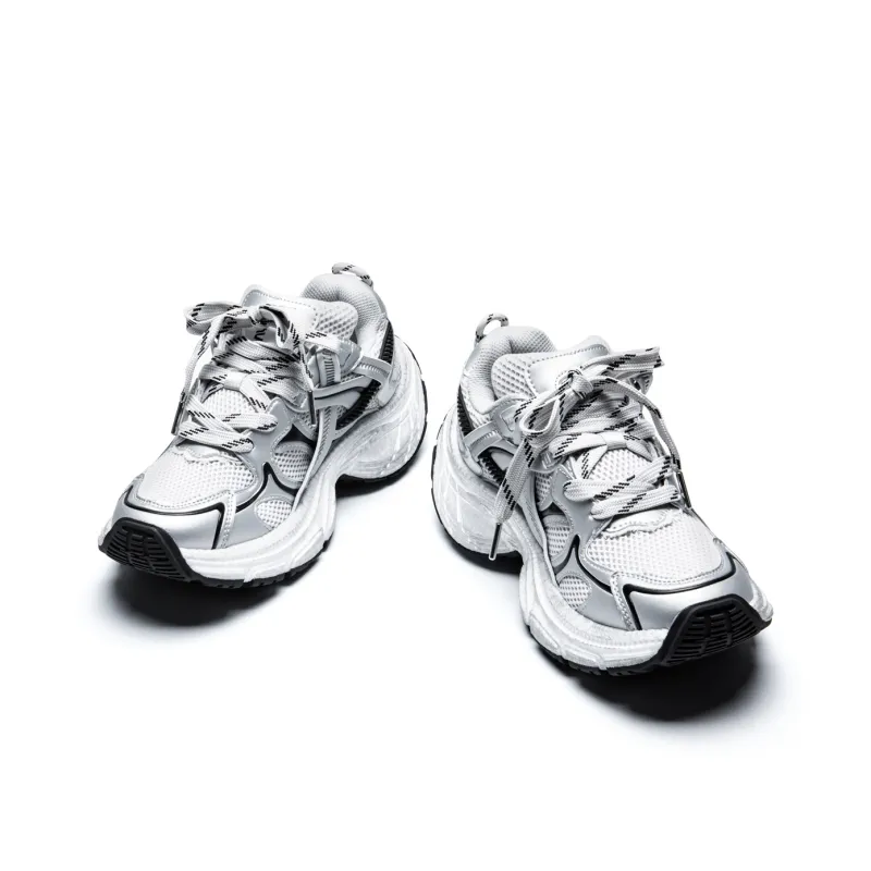 KUX Cushioning Anti-Slip Wear-Resistant Breathability Low-Top Chunky Sneakers Unisex Box Included-16