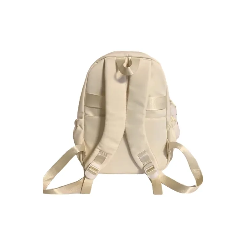 Tonlion Cotton Backpack Tubas Women's White/Blue-5