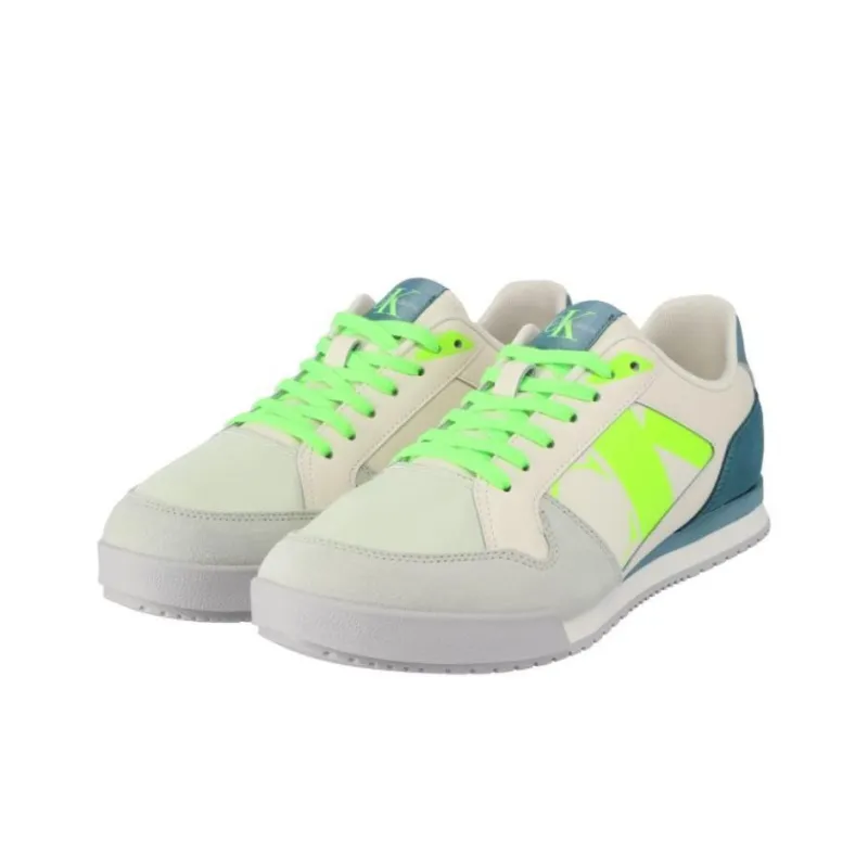 CKJ CALVIN KLEIN JEANS Low Top Casual Shoes Men's Beige Green-2