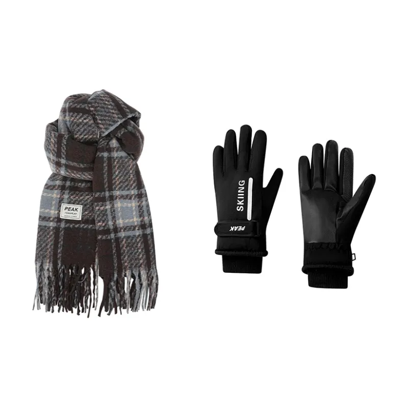 PEAK Knit Scarves Unisex-1