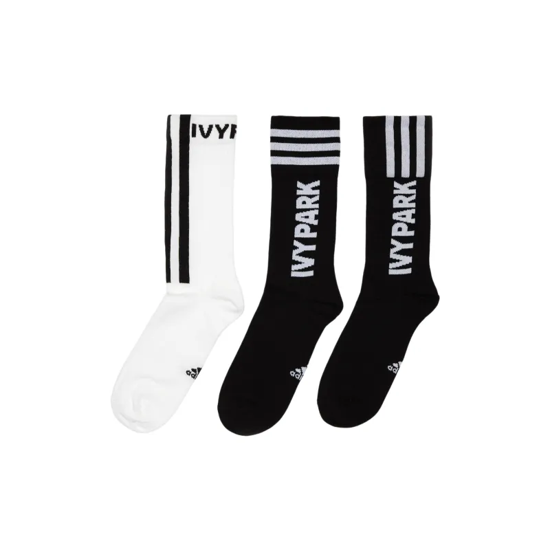 Adidas Adidas X IVY PARK Knee-High Socks Women's 3 Pack White/Black/Black-0