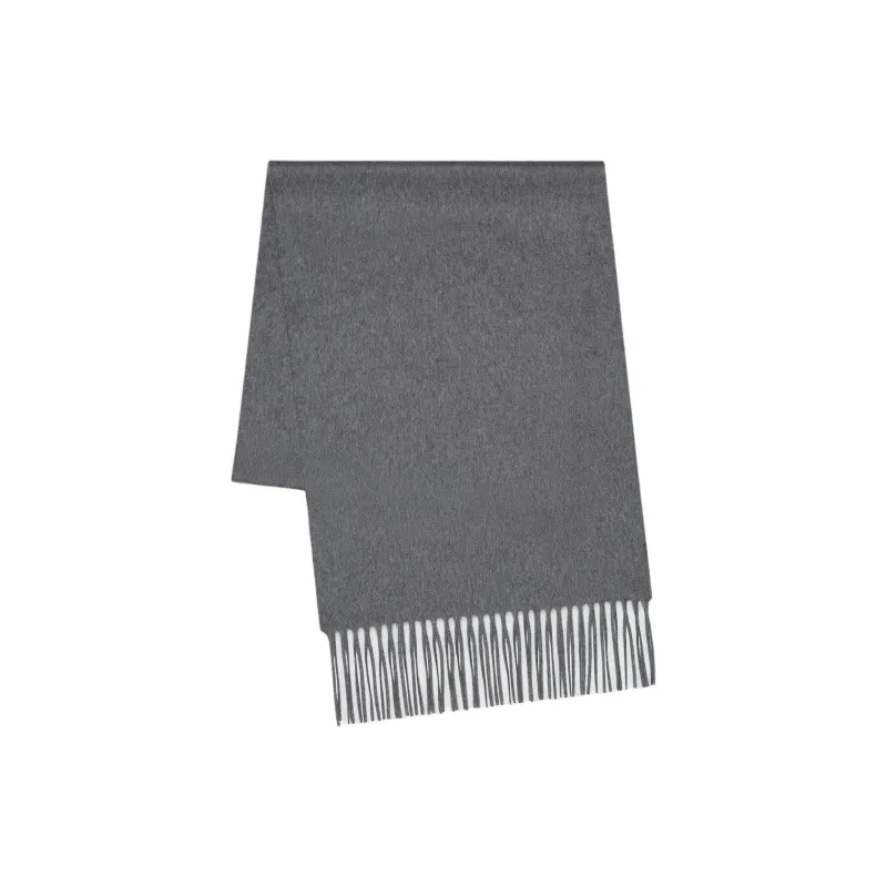 Bottega Veneta Viscose, Silk, Polyester, Cashmere Knit Scarves Men's Gray-1