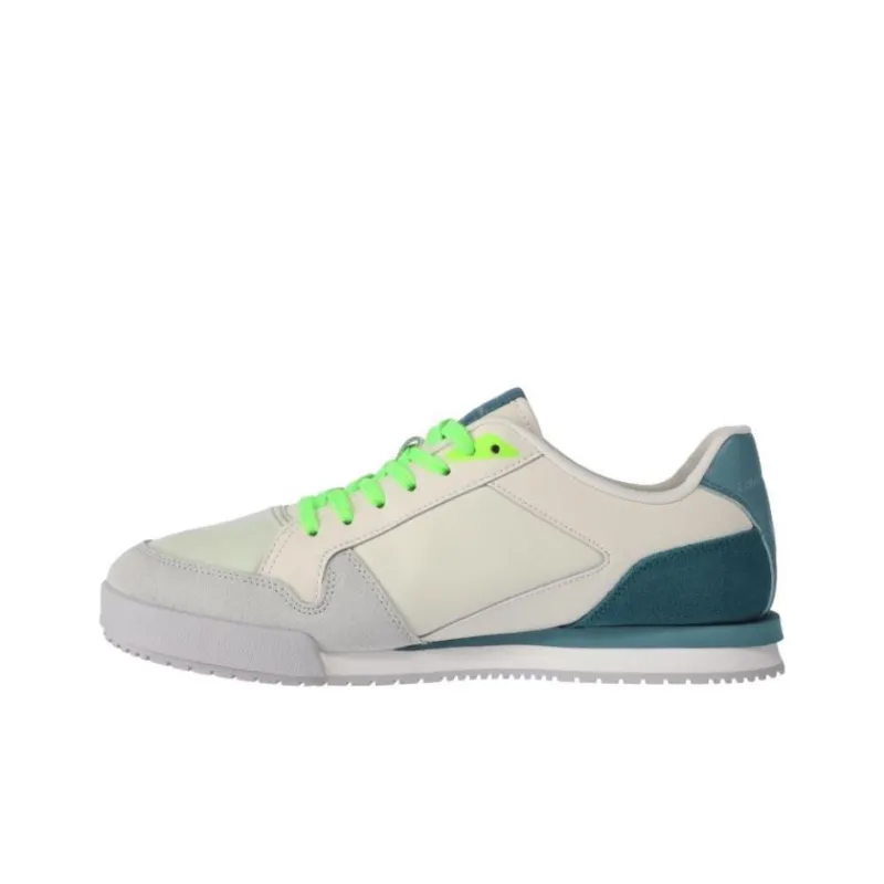 CKJ CALVIN KLEIN JEANS Low Top Casual Shoes Men's Beige Green-1