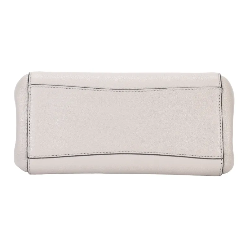 TORY BURCH Sheepskin One Shoulder Handbags Medium Size Women's Bay Gray Multicolor-3