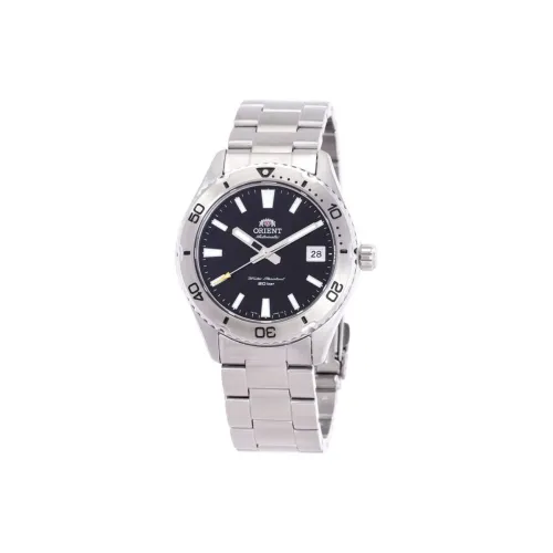 ORIENT Automatic Mechanical Movement Stainless Steel Strap Watch 40mm Men's Watches Black Dial