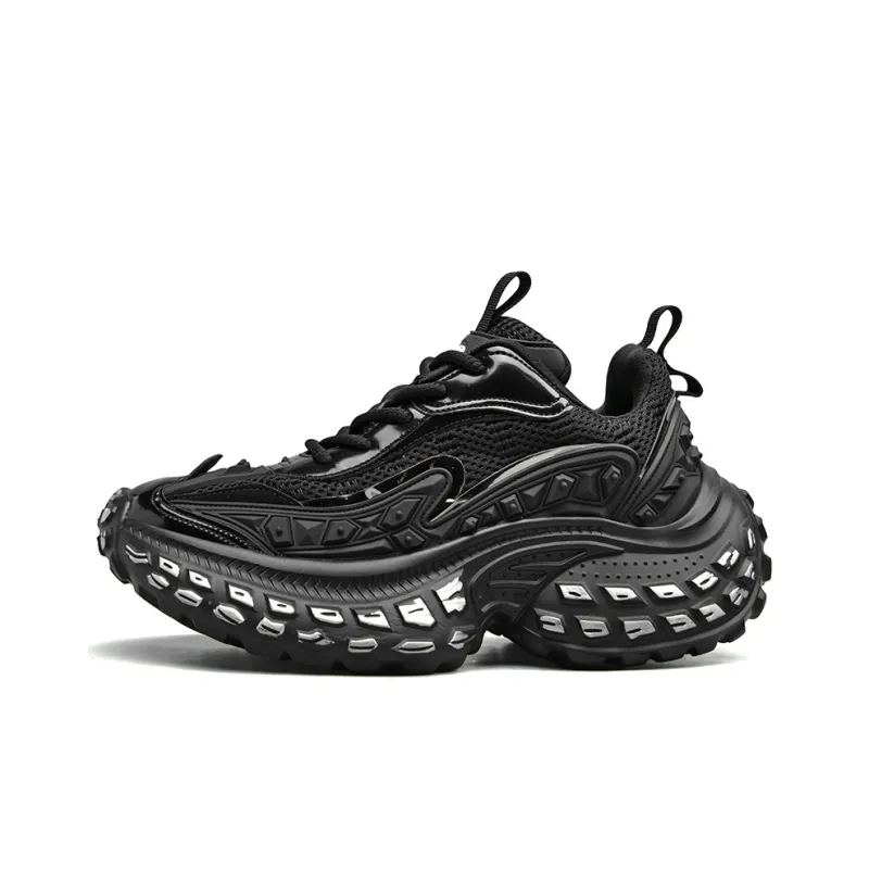 BLVCK PARIS Dark Night Series Low Top Chunky Sneakers Unisex-1
