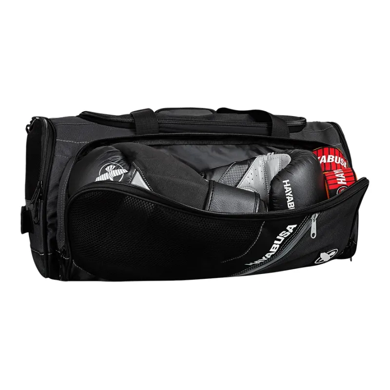 HAYABUSA Polyester Sports Handbag, Crossbody Bag, Gym Bag Unisex Black-3