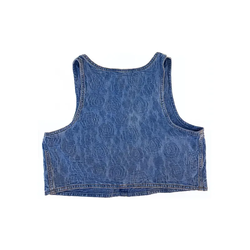 CHANEL Vests Women's Blue-1