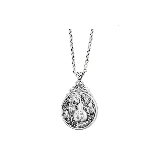CUTE DAME S999 Sterling Silver Necklaces Unisex Silver-0