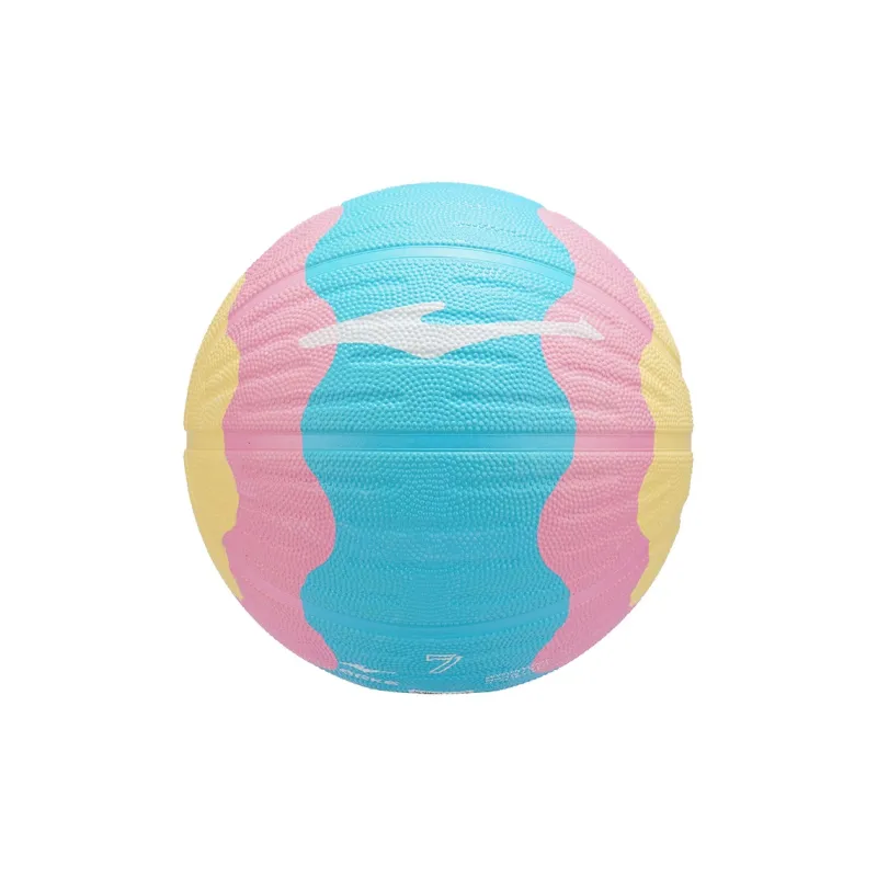 Erke Rubber Basketball Blue Pink Yellow Size 7 Ball Training Unisex-0