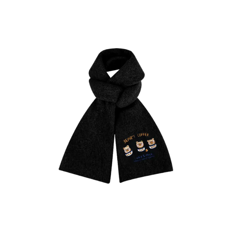 SLEEPYWALK Acrylic Knit Scarves Women's-10
