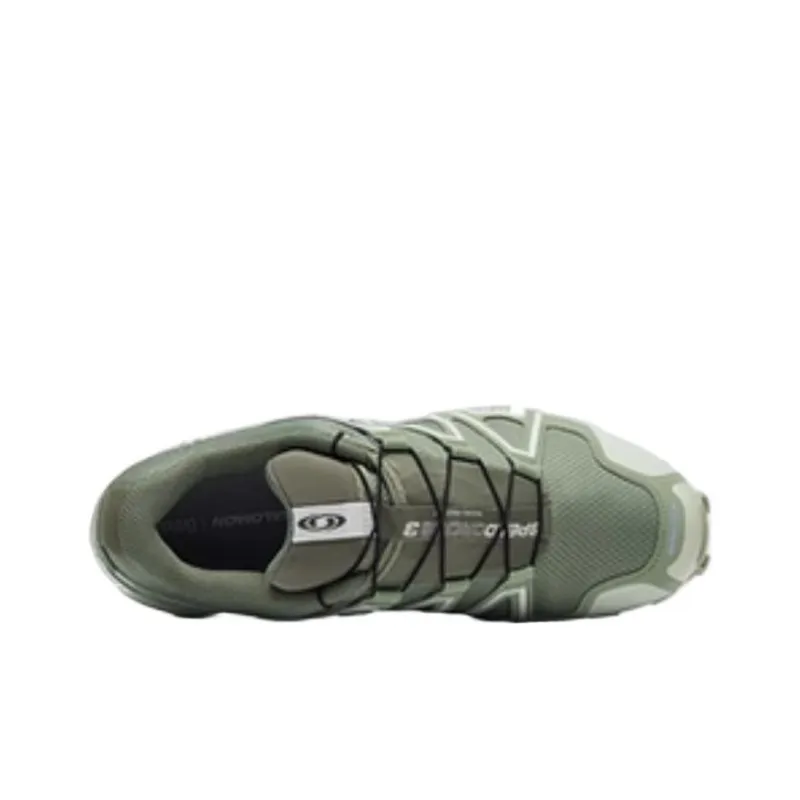 SALOMON Speedcross 3 Cushioned Wear Resistant Water Resistant Slip Resistant Low Top Casual Shoes Unisex Green-3