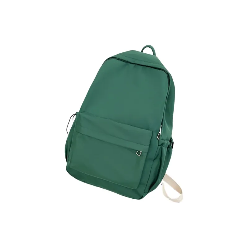 Tonlion Nylon Fabric Backpack Regular Unisex Green/Black-1