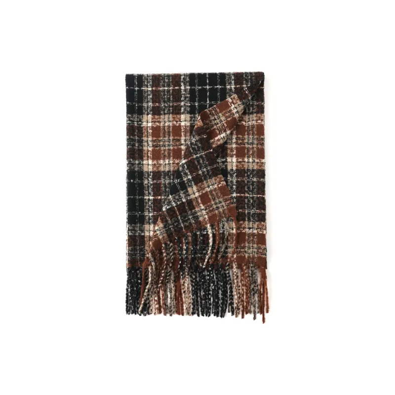 FREE RABBITⅡ Faux Cashmere Thickened Warm Versatile Scarf Shawl Unisex-5