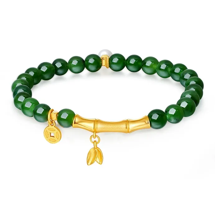 ZXIN JEWELRY Hetian Jade Bracelets Jasper Women's-1