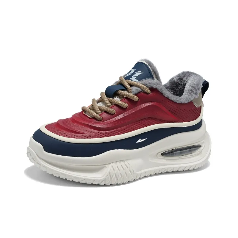 Kuding Cushioned Slip-Resistant Water-Resistant Height Increasing Warmth Casual Shoes Men's-8