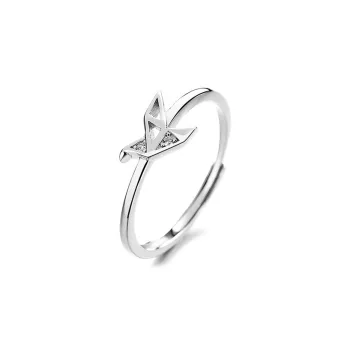 Floating Joy 925 Sterling Silver Rings Unisex