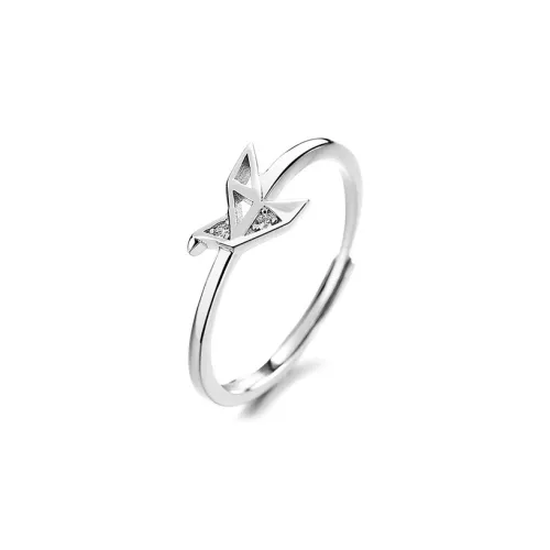 Floating Joy 925 Sterling Silver Rings Unisex